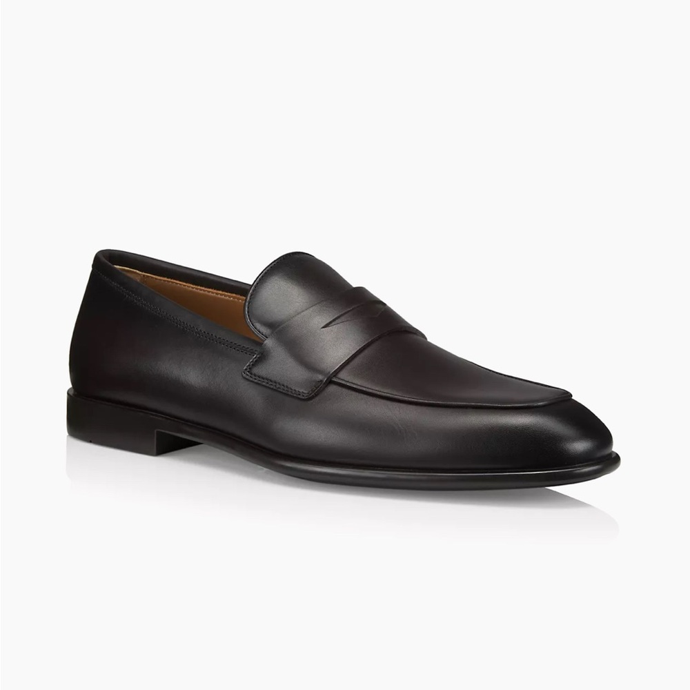 FERRAGAMO
Funes Leather Loafers Mens 10.5